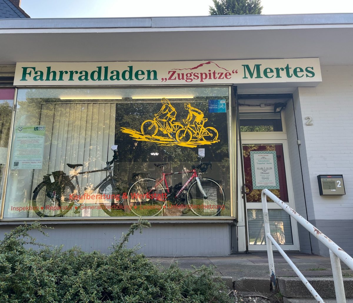 Fahrradladen Holsterhausen Mertes Werkstattannahme Mobil